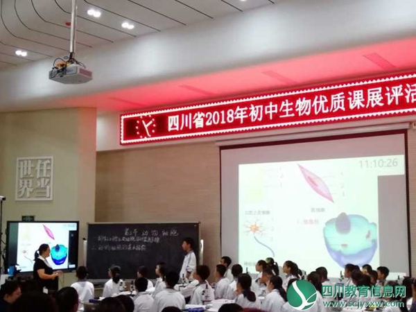 汶川中学老师马聃在2018年初中生物优质展评课中荣获省二等奖