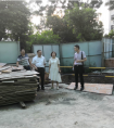 市教体局局长董之云带队到市七中花城校区检查工作