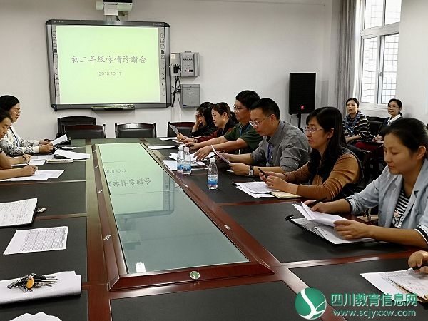 市外校华山分校召开初2017级学情诊断会