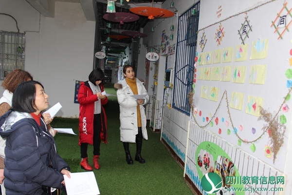 琼江路幼儿园开展环创交流评比活动