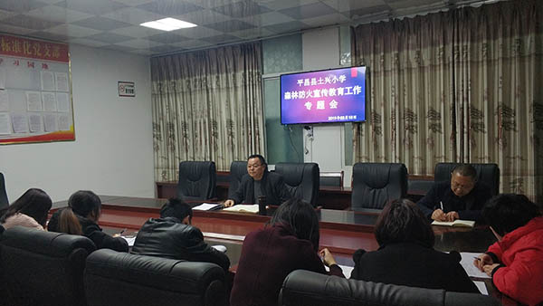 平昌县土兴小学：多举措开展春季森林防火宣传教育