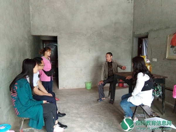 油房街小学第二帮扶小组全体成员来到河沙镇祠堂村帮扶点开展帮扶活动