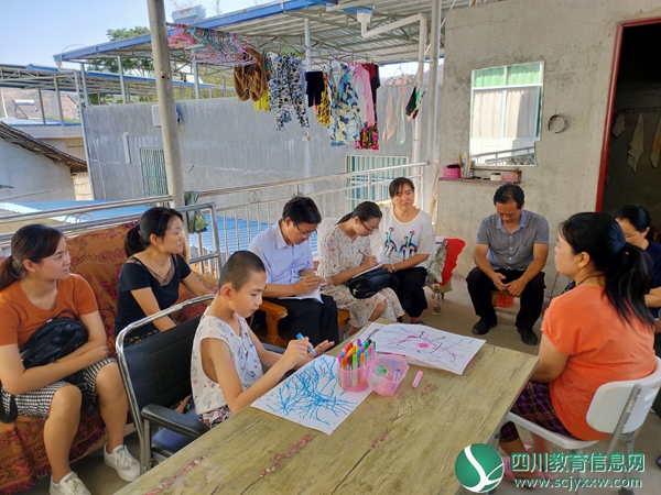 市随班就读指导中心赴仁和总发中心校开展送教上门指导