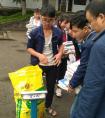 二道中学开展环保公益宣传活动