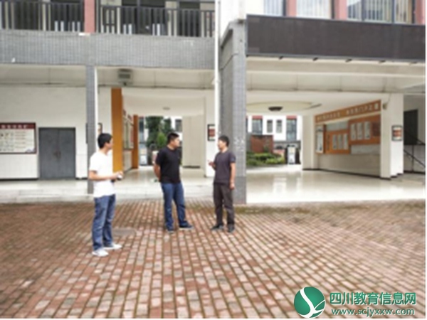绵虒镇党委政府走进绵虒中学校 指导灾后学校开学工作