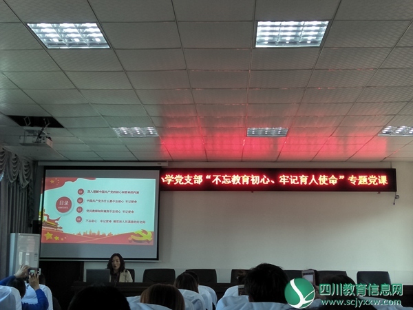 南江县长赤镇桥梁小学召开“不忘教育初心  牢记育人使命”主题教育会议