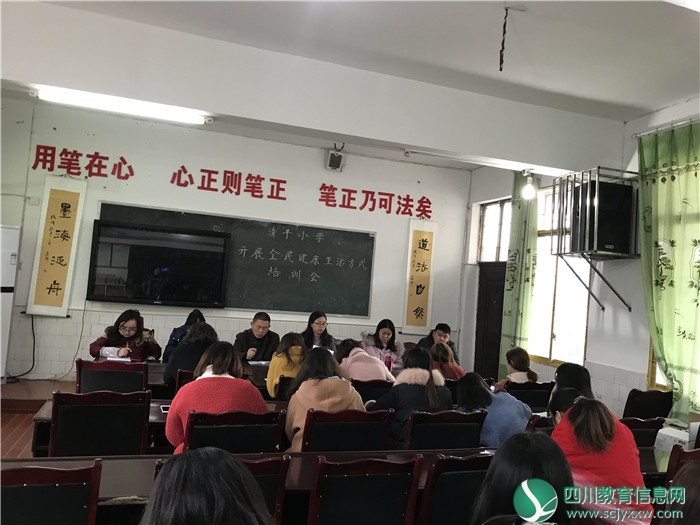 广安武胜县清平小学开展全民健康生活方式行动培训会