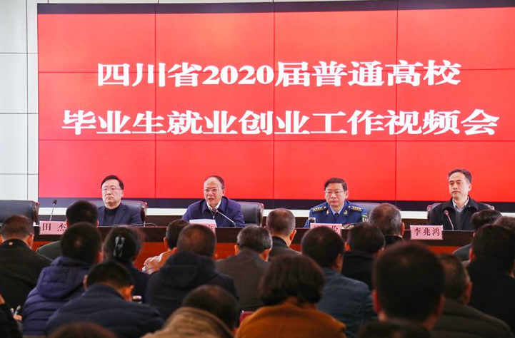 2020届全省普通高校毕业生就业创业工作网络视频会议召开