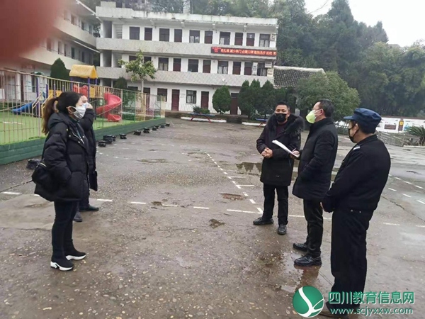 古艳春到兴旺明德小学督导督查新型冠状病毒疫情防控工作