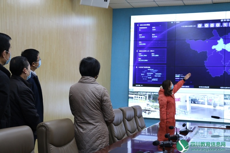 王岩辞督导检查广元全市教育系统防疫工作