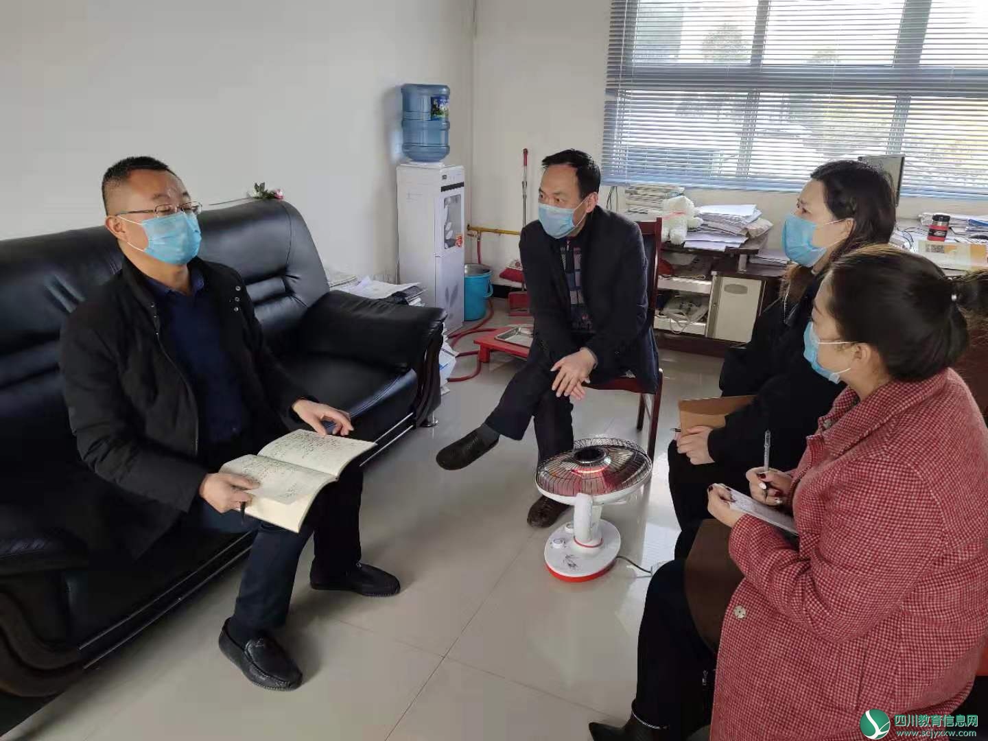 刘德清督导广元市昭化区学校疫情防控工作