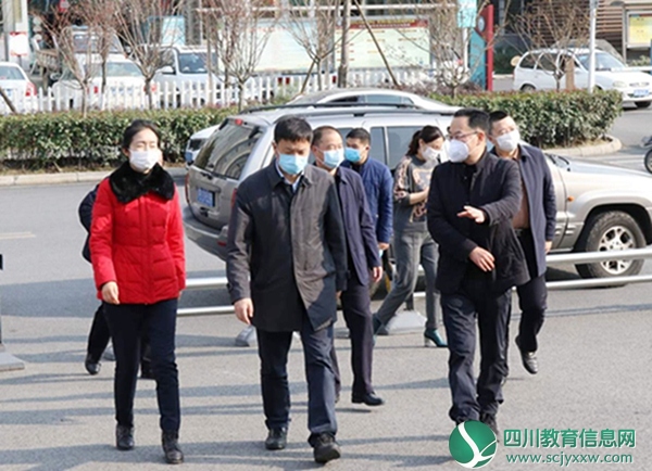 张学民部长一行深入游仙区慈济实验学校检查新冠肺炎疫情防控工作及指导开学准备工作