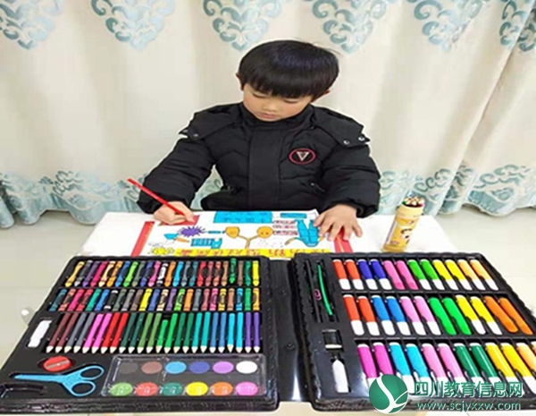 安居明德学校开展停课不停学 艺体来战
