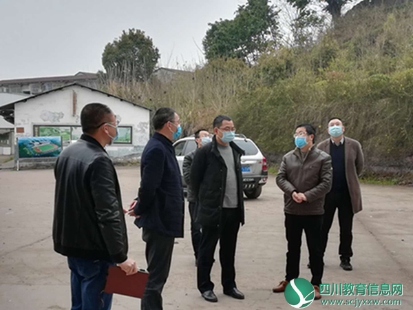 广安市委教育工作委员会 副书记刘中平到烈面中学调研指导防疫工作