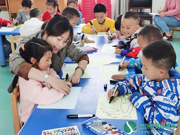北辰街幼儿园来到理县开展送教帮扶活动