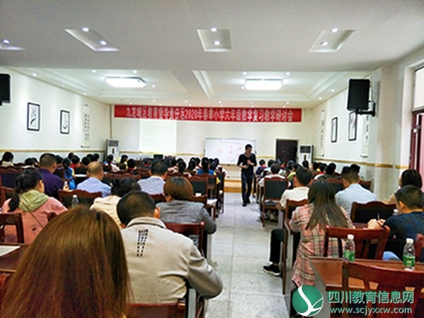 岳池县九龙督导责任区举行小学六年级数学复习研讨会
