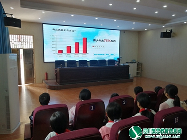 “珍爱生命，远离毒品” ——安居区三家镇中心小学校开展禁毒宣传活动