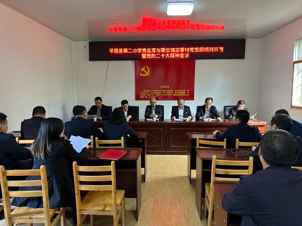 平昌二小支部共建心连心擘画乡村美图景