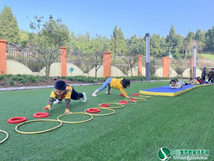 磨溪幼儿园开展“趣运动 童快乐”秋季幼儿运动会