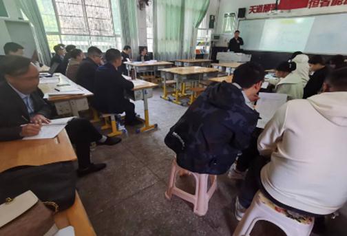 以赛促教共成长 百舸争流展风采——兰草学区初中学数学课堂展评活动在平昌县双鹿小学举行
